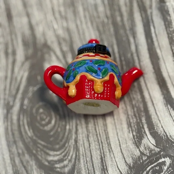 Set of Four Mary Englebreit Teapot Trinket Boxes - Picture 5 of 9